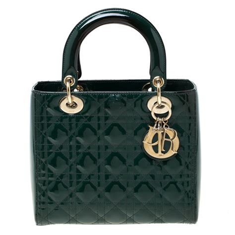 dior handbag green|dior lady bag small.